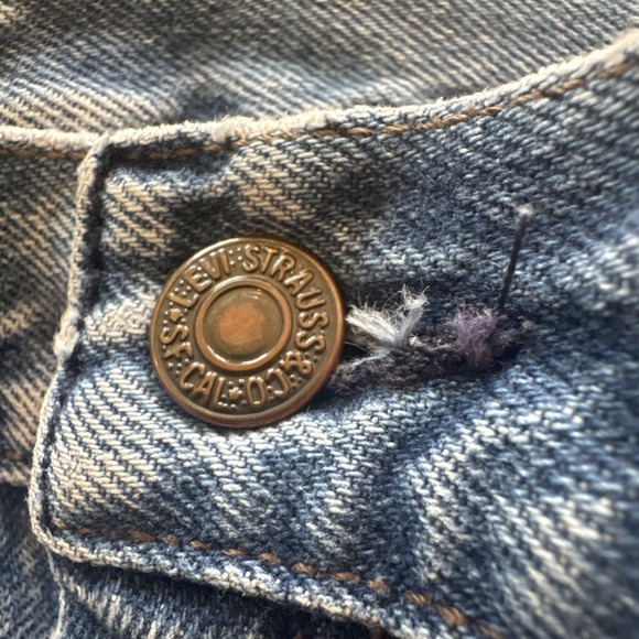 Vintage Levis 525 Jeans Womens 9 24 x 31 Blue‎ Slim Fit Tapered Denim 90s - Picture 11 of 12